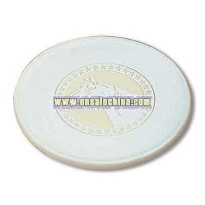 Glossy ceramic coaster
