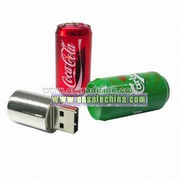 Coca Cola Tin Shaped USB Flash Drives with 8Mbps Reading Speed