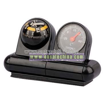 Car Compass and Thermometer
