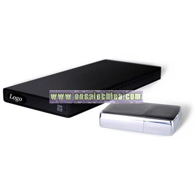 2.5 Inch SATA I & Ii Ultra Thin External Hard Drive Enclosure with Built-In USB 2.0 Bus Power Cable