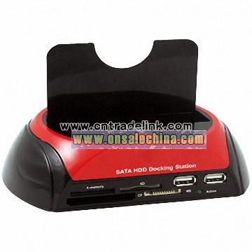 SATA HDD Docking Station, HDD Enclosure with USB Hub