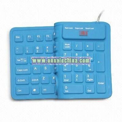 Wired Folding Keyboard with Multimedia Control and Enhanced Function Keys