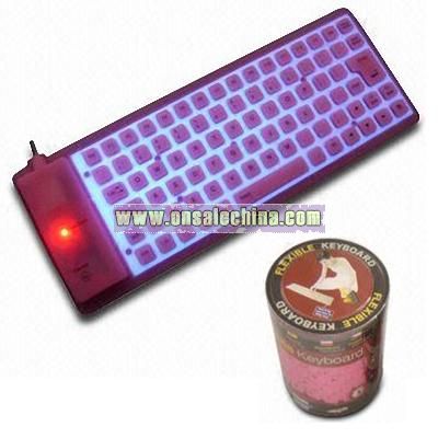 Silicone Keyboard with Light