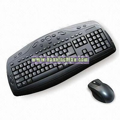 Wireless Desktop Keyboard Mouse Combo
