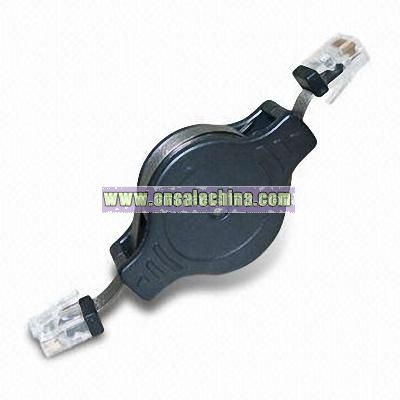Retractable RJ45 to RJ45 Cable