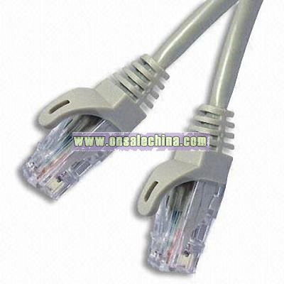 Cat5e UTP Patch Cord with High Quality RJ-45 Male to Male