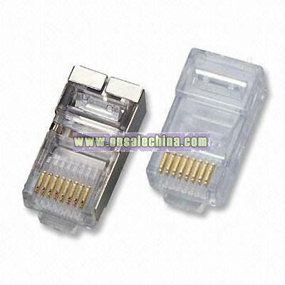 RJ45 Plug for Solid or Stranded Cable