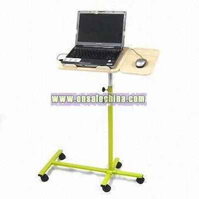 Multifunction Laptop Desk with Adjustable Height and Angle