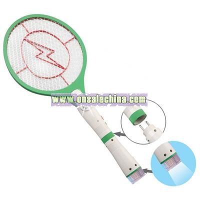 Rechargeable Fly Swatter With Flashlight