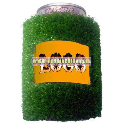 Artificial grass turf can cooler holder