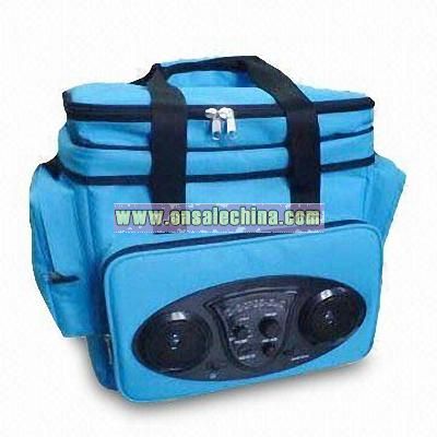 Cooler Bag with Built-in Stereo AM/FM Radio