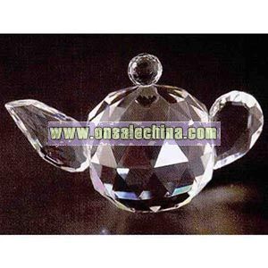 Crystal tea pot