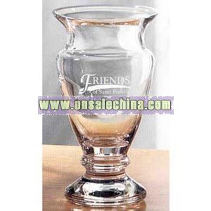 crystal trophy cup