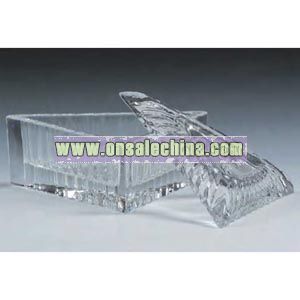crystal triangular box