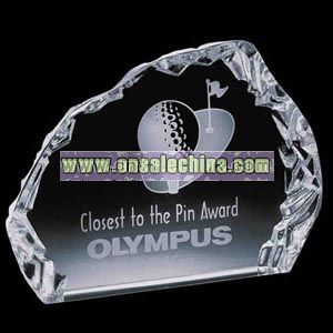 crystal golf iceberg award