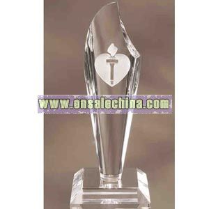 Optical Crystal flame award