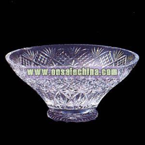 crystal classic flared bowl