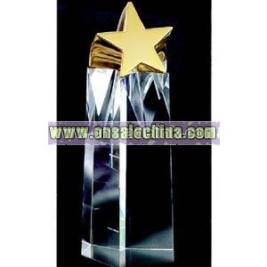 Optical crystal column award
