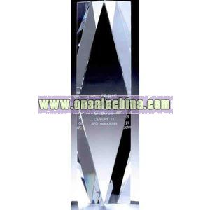 Optic crystal tower award