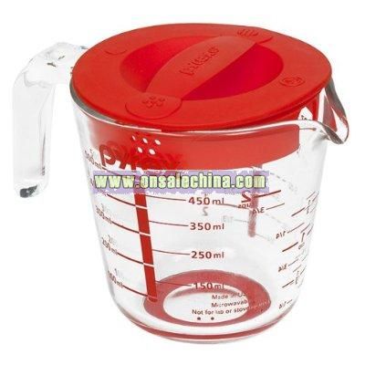 Pyrex Accents 2-Cup Measuring Cup with Lid