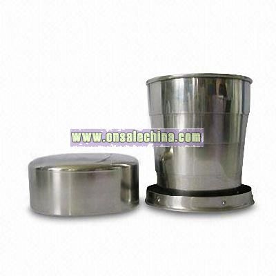 Travel Folding Cup Stainless Steel Mug