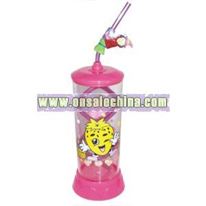 Middle Cartoon Straw cup