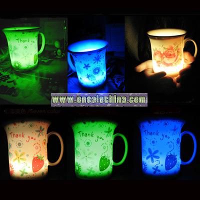 Fancy light ceramic cup