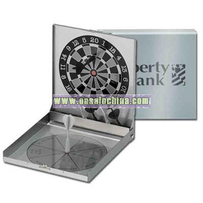Magnetic stainless steel metal dart and decision maker board