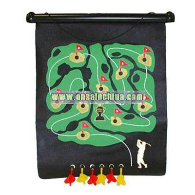 Hung Magnetic golf dart game