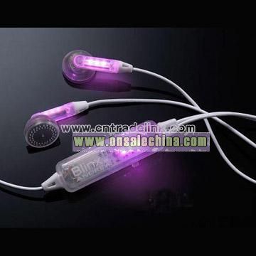 Blinx LED Flashing Earphone(Pink)