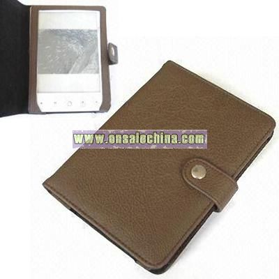6-inch E-book Reader with Leather Cover