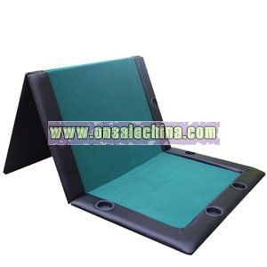 Folding Poker Game Table Top