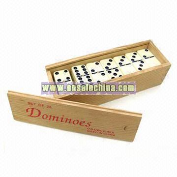Domino Set in Wooden Case
