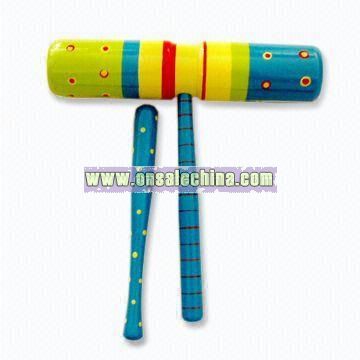 Wooden Musical Instrument Toy Flute