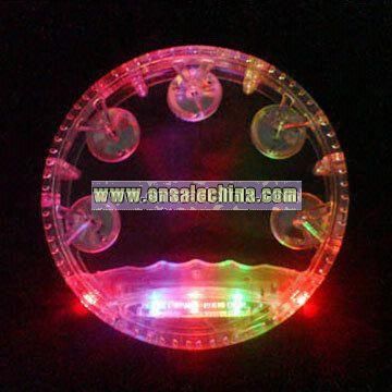 Super Flashing Tambourine with 8 Kinds of Flashes