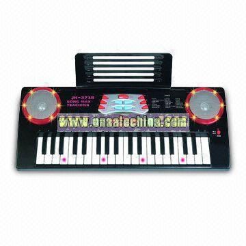 37 Key Flash Electronic Keyboard with Eight Tones and Eight Rhythms