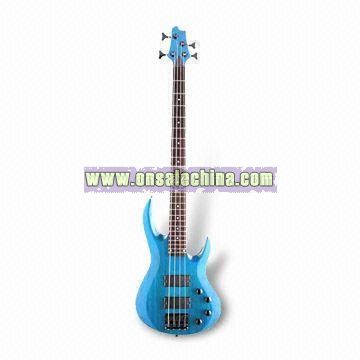 Bass Guitar with Rosewood Fingerboard and Maple Neck