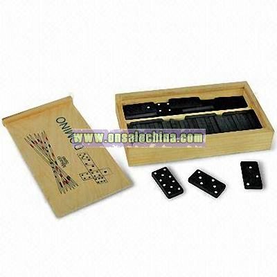 Wooden Dominoes Toy with Box