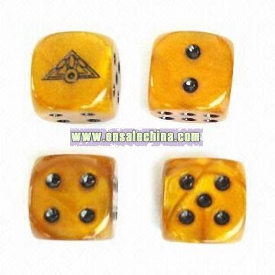Dice with Marble Vein