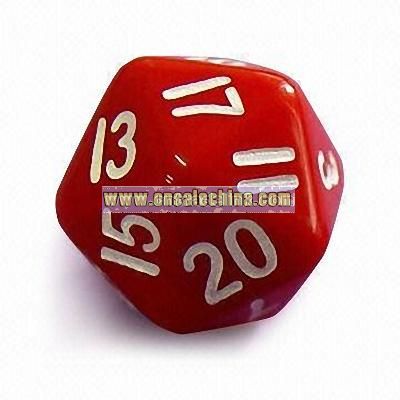 Red Solid Dices