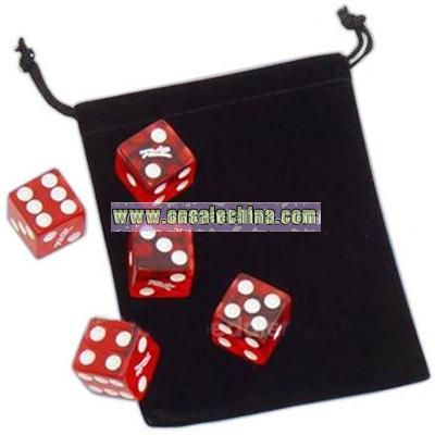 Nice dice game set with Pouch