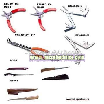 Accessories & Tools (Fishing Knife & Multi Function Clippers & Mini Fishing Pliers)