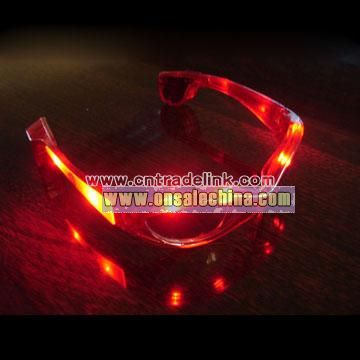 LED Flashing Sunglasses