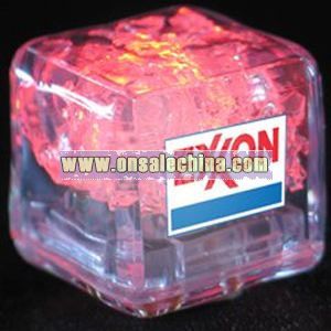 Light up ice cube with LED lights