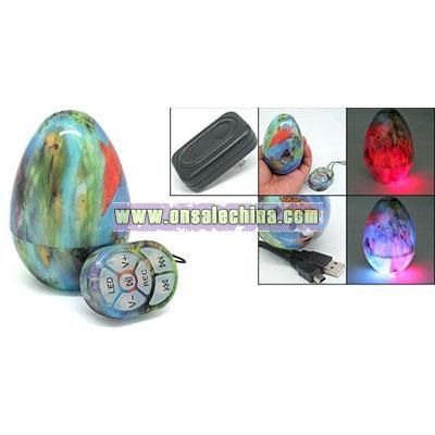 1GB Color Flashing Egg Recorder Speaker Mp3 Player