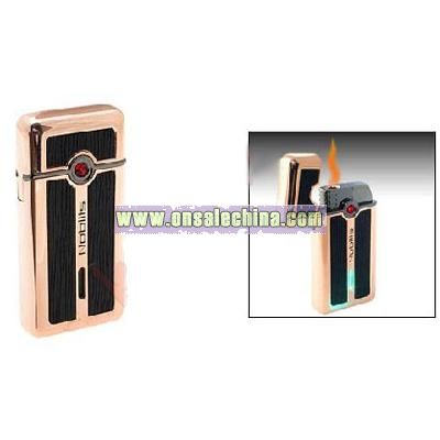 Elegant High Quality Rectangle Refillable Cigarette Lighter Rose Golden