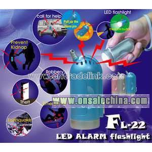 FL-22 LED alarm flashlight
