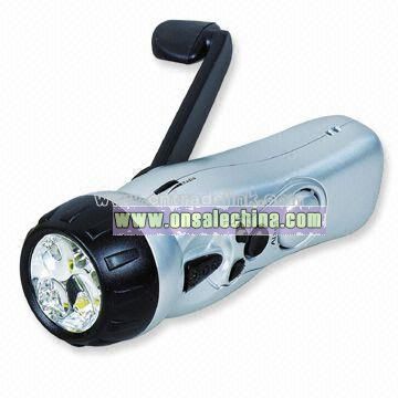 3 LED Torch Withe FM/AM Radio