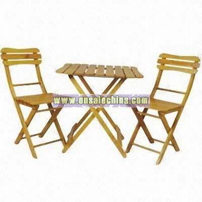 Folding Chair and Table