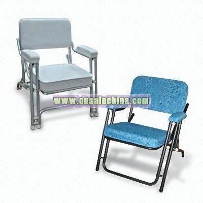 Deck Chair Made of Aluminum Alloy with PVC Cloth Cover